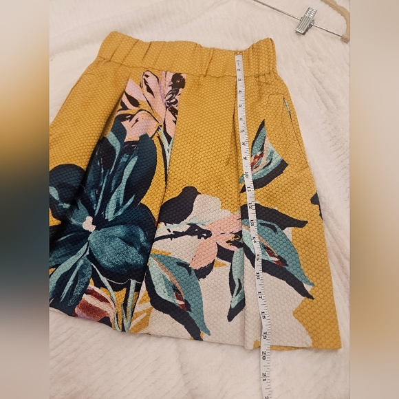 Maeve Anthropologie Tropical Floral A-line Mini Skirt - Picture 7 of 9